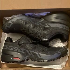 Salomon Men's Black Trail Running Shoes